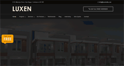 Desktop Screenshot of luxenindia.com