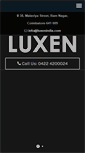 Mobile Screenshot of luxenindia.com