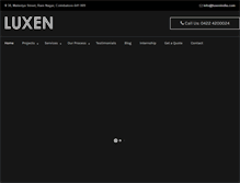 Tablet Screenshot of luxenindia.com